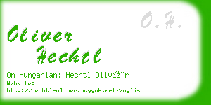 oliver hechtl business card